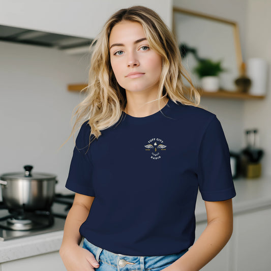 Dual-print Eagle Tee (unisex, various colours)